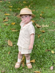 BỘ PIZAMA HOẠ TIẾT CÂY DỪA HÀN XẺNG BÉ TRAI