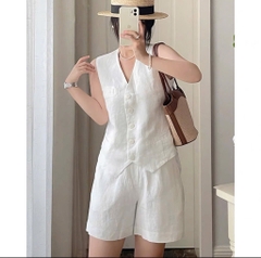 SET ÁO GHILE PHỐI QUẦN ĐÙI CHO NỮ SẴN