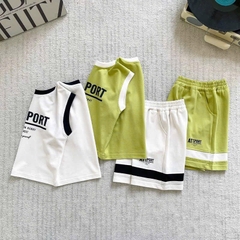 SET 2 BỘ COTTON TÀU SPORT BÉ TRAI SẴN (XẢ 75k)