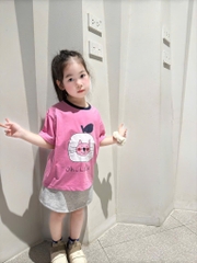 SET 3 ÁO PULL THỎ TONE BE TÍM TRẮNG BÉ GÁI SẴN