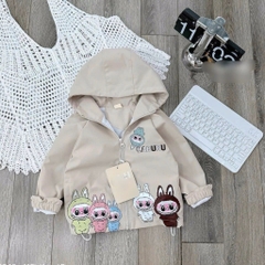 ÁO KHOÁC GIÓ LABUBU DÀI TAY CHO BÉ - SALE 59k- SẴN