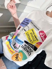 ÁO PHÔNG DECAL CHỮ NỮ