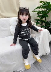 SET 2 BỘ DÀI NOBODY BE XÁM BÉ GÁI