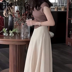 SET CHÂN VÁY ÁO DÚT LƯNG SAU NỮ