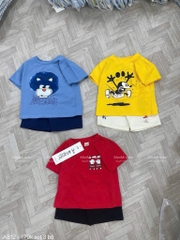 SET 3 BỘ ĐỎ VÀNG XANH CHO BÉ TRAI