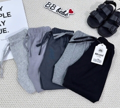 SET 5 QUẦN DÀI TONE ĐEN GHI BÉ TRAI SẴN (TĂNG GIÁ)