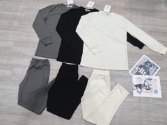 SET THUN DÀI TAY ÁO XẺ TÀ 3 MÀU - xả 69k