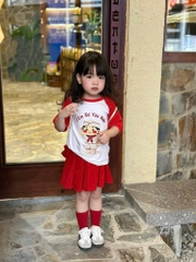 SET EM BÉ YÊU NƯỚC ĐỎ BÉ TRAI BÉ GÁI