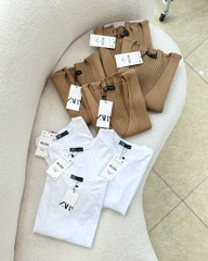 SET ÁO PHÔNG + GILE LEN NỮ ZARAAA THU ĐÔNG SẴN(XẢ 99k)
