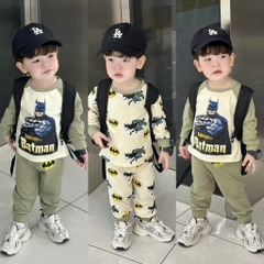 SET 2 BỘ DÀI BATMAN TONE RÊU BÉ TRAI SẴN