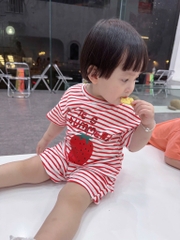 SET 2 BỘ CỘC DÂU TÂY TONE TRẮNG KẺ HỒNG BÉ GÁI