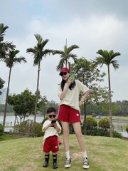 SET BỘ MẸ BÉ DAS QUẦN ĐỎ