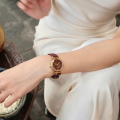 PHỤ KIỆN - ĐỒNG HỒ EIKE ĐỎ KAKI NỮ