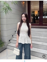 ÁO LEN SÁT NÁCH XOẮN THỪNG XOÈ DÁNG DÀI NỮ SẴN