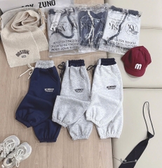 SET 3 QUẦN DÀI NỈ 2 DA TONE TRẮNG XÁM THAN BÉ TRAI