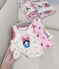 SET 2 BỘ BA LỖ BẠCH TUYẾT BÉ GÁI (XẢ 79k)