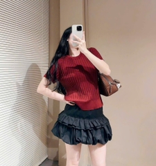 ÁO LEN Z.R 3 MÀU ĐỎ TRẮNG ĐEN NỮ SẴN(XẢ 105k)