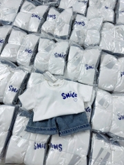 SET ÁO SMILE QUẦN BÒ BÉ TRAI
