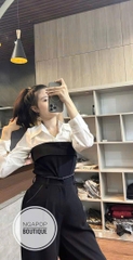 SET BỘ QUẦN SUÔNG VIỀN NỮ SẴN- sale 155k