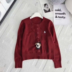 ÁO LEN CADIGAN KÈM GẤU QC NỮ