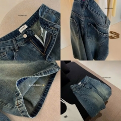 QUẦN NGỐ JEAN NỮ XANH WG