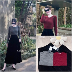 SET BỘ ÁO CV NHUNG XẾP LY NỮ THU ĐÔNG SẴN (SALE 145k)