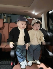 SET 2 ÁO GIỮ NHIỆT PEE DÀI TAY CHO BÉ TRAI BÉ GÁI