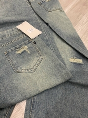 QUẦN JEAN NỮ SUÔNG RÁCH TÚI SAU SẴN (XẢ 79K )