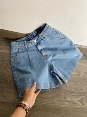 QUẦN SHORT JEAN NỮ XANH THÊU NGỰA SẴN (SALE 109k)