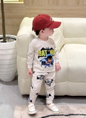 SET 3 BỘ DÀI TAY SPIDERMAN BATMAN BÉ TRAI SẴN
