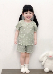 SET 3 BỘ HOA NHÍ HỒNG XANH TRẮNG BÉ GÁI(XẢ 139k)