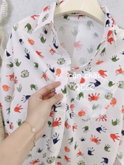 ÁO SƠ MI HOẠ TIẾT NỮ