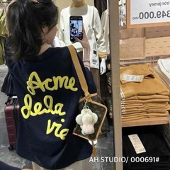 ÁO PHÔNG CỘC ACME XANH THAN MẸ CON