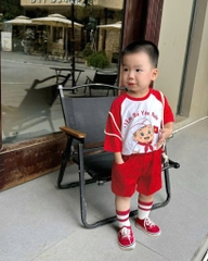 SET EM BÉ YÊU NƯỚC ĐỎ BÉ TRAI BÉ GÁI