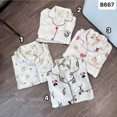 BỘ ĐŨI XÔ MUS 4 MÀU NỮ THU ĐÔNG