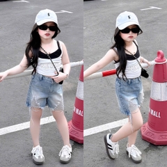 SET 2 QUẦN JEAN RÁCH BÉ GÁI SẴN