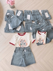 SET ĐỒ SHORT BÒ PHỐI VIỀN ĐỎ HOẠ TIẾT NỮ