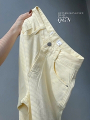 QUẦN BÒ NỮ SUÔNG MÀU KEM TÚI HỘP