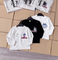 SET 3 ÁO ZIP LABUBU DÀI TAY CHO BÉ SẴN