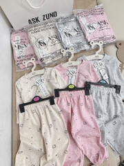 BỘ DÀI LÔNG THỎ KITTY BÉ GÁI 3 MÀU SẴN (SALE 59k)