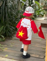 SET EM BÉ YÊU NƯỚC ĐỎ BÉ TRAI BÉ GÁI