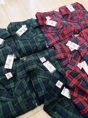 SET KẺ GẤU WHOU VIỀN TÚI NAM NỮ THU ĐÔNG SẴN (SALE 159k)