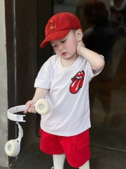 SET BỘ ÁO MÔI QUẦN ĐỎ BÉ TRAI BÉ GÁI SẴN (XẢ 39k)