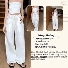 QUẦN SUÔNG ĐŨI BE TRẮNG NỮ