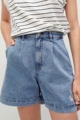 QUẦN SHORT JEAN NỮ XANH THÊU NGỰA SẴN (SALE 109k)