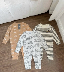 SET 3 BỘ OTO DÀI TAY BÉ TRAI