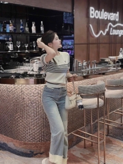 ÁO KẺ THÊU NGỰA SIU SIU HOT NỮ
