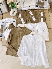 ÁO SƠ MI GU TƠ LY CÁ VAI CÚC TRAI NỮ