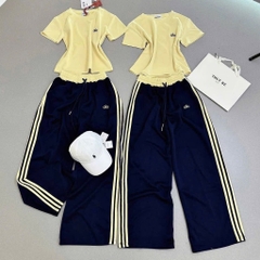 SET ÁO VÀNG QUẦN SUÔNG ALO NỮ SẴN (SALE 118k)