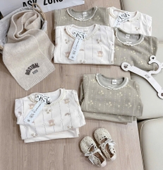 SET 2 BỘ DÀI GIỮ NHIỆT TONE HÀN BÉ GÁI